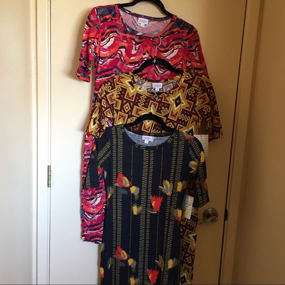 LuLaRoe Dresses & Skirts - LulaRoe Julia 3 dress lot